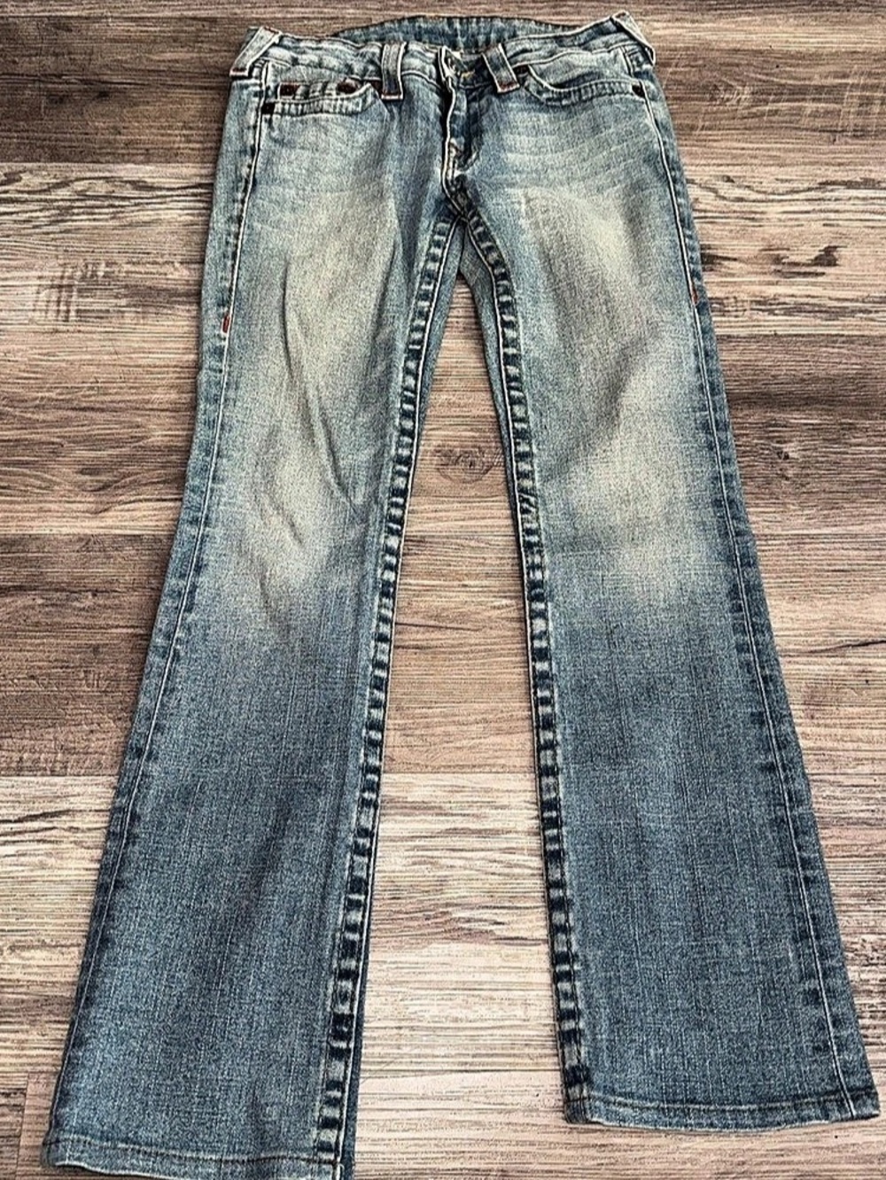 True Religion Johnny Jeans in Blue Waist 28